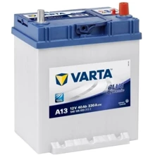 Акумулятор автомобільний Varta Blue Dynamic 40Аh: Ємність, Ач 40