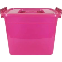 Емкость для хранения Plastic's Craft с ручкой 6 л розовая (2000182397118): Тип Емкость для хранения