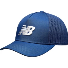 Бейсболка New Balance Team Trucker Cap синяя (MH013035CAW): Производитель New Balance