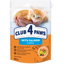 Упаковка влажного корма Club 4 Paws Sensitive Digestion с лососем в соусе для котят 24х80 г (4820215369305): Тип Влажный корм