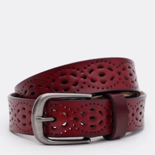 Жіночий ремінь Borsa Leather бордовий (CV1ZK-040c-bordo): Стать Женский