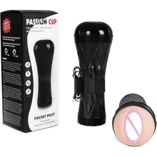 Вагина - мастурбатор с вибрацией Boss Series: Vibrating Vagina cyber skin - Latarka, BS6000025: Для кого Для мужчин