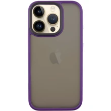 Чехол для iPhone Mobile Case TPU+PC Metal Buttons Dark Purple for iPhone 16 Pro Max: Цвет фиолетовый