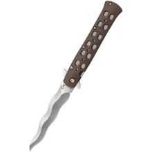 Нож Cold Steel 4" TI-Lite Kris Blade Zytel Handle Brown (CST CS-26SP): Тип ножа Складной