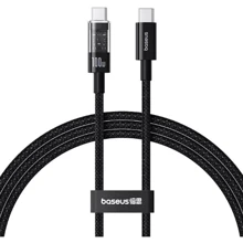 Кабель Baseus Cable USB-C to USB-C Gem Fast-Charging Data 100W 1m Black (P10373000111-00): Тип USB-C - USB-C