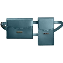 Набор женских сумок Mini BlankNote зеленый (BN-BAG-38-malachite): Пол Женский