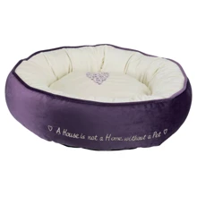 Лежак Trixie Pet's Home d50 см пурпурный/кремовый с сердечком (4011905374888): Тип Лежак