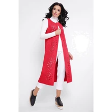 Платье FashionUp KD-1643B-48 48 червоний: Склад поліестер, бавовна