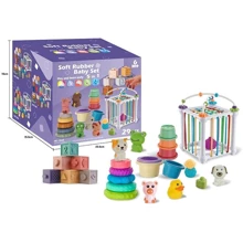 Набір для розвитку 5в1 Soft Rubber Baby Set (1362): Тип детская головоломка