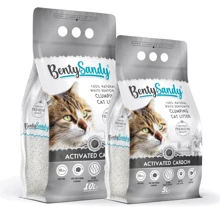 Наполнитель для кошачьего туалета Benty Sandy Activated Carbon Цветные гранулы 5 л/4.35 кг (BS-5005): Вид Глиняный