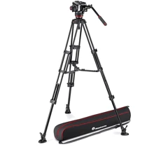 Manfrotto 504X Fluid Video Head & MVTTWINMA Aluminum Tripod with Mid-Level Spreader: Тип штатива профессиональный