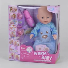 Пупс Warm Baby WZJ 058 A-575 10 функций, с аксессуарами: Производитель Warm Baby