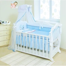 Постельный комплект 7 эл. Twins Evo Swimy 4073-A-022, blue, голубой: Тип постельный комплект