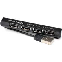Аксессуар для ноутбуков USB хаб Grand-X Travel 4 порта (GH-402): Производитель Grand-X