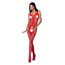 Бодистокинг с имитацией чулок и ажурной вставкой Passion BS072 red: Для кого Для женщин