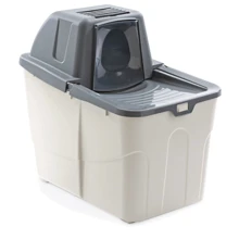 Туалет-бокс с верхним входом для кошек MPS Buxo Close Grey 58x39x56 см (S07120102): Вид Закрытый