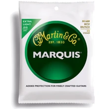 Струна для гитар Струны MARTIN M1600 Marquis 80/20 Bronze Extra Light 12-String (10-47): Тип Комплект струн