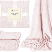 Плед Springos Extra Soft 200x220 см розовый (HA7102): Производитель Springos