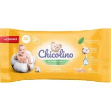 Салфетки влажные Chicolino биоразлагаемые для детей и взрослых 50шт (4823098413943): Производитель Chicolino