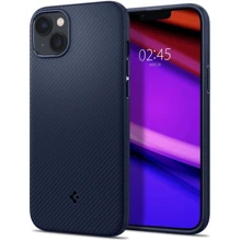 Чехол для iPhone Spigen Armor MagFit Navy Blue (ACS05066) for iPhone 14: Цвет синий