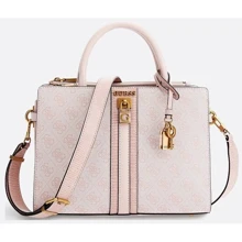 Сумка жіноча GUESS GINEVRA LOGO ELITE SCITY STCHL бежево-рожева (HWSB8675060-BHG): Стать Женский