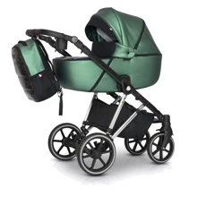 Универсальная коляска 2 в 1 Verdi Makan Elektro metalik green, зеленый (9023-VME-04): Тип коляски Универсальная коляска (2-в-1)