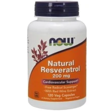 NOW Foods Resveratrol 200 mg 120 veg caps: Вид Неферментные