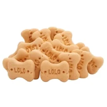 Ласощі Lolopets бісквітне печиво для собак бананові кісточки S 3кг (LO-80956): Виробник Lolopets
