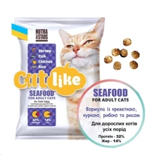 Сухий корм Nutra 5 Stars Catlike Seafood для котів з креветкою, куркою, рибою та рисом 10 кг (4820139950559): Тип Сухий корм
