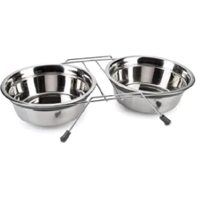 Миски для собак 4Dog из нержавеющей стали 2х0.95л (5949060216165): Тип Миски