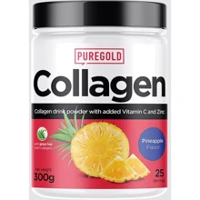 Pure Gold Protein Collagen Колаген зі смаком ананас 300 грам: Форма випуску порошок