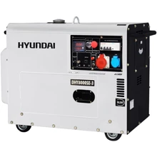 Генератор Hyundai DHY 8000SE-3: Тип електростанції дизельний