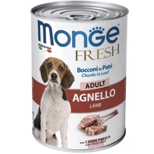Вологий корм для собак Monge Dog Fresh з ягням 0.4 кг (70014571): Тип Влажный корм