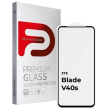 Аксессуар для смартфона ArmorStandart Tempered Glass Full Glue Black for ZTE Blade V40s (ARM68734): Совместимость ZTE Blade V40s