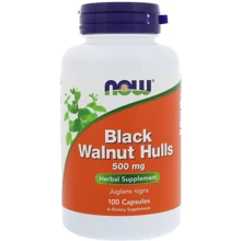 NOW Foods Black Walnut 500 mg 100 caps (Черный орех): Форма выпуска Капсулы