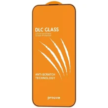 Защитное стекло для iPhone Proove Tempered Glass DLC Black for iPhone 16 Plus / 15 Plus / 14 Pro Max: Тип защиты экрана на экран