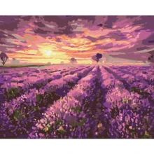 Картина за номерами Brushme Лавандовий захід сонця 40x50 см (BS3230): Виробник Brushme
