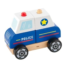 Дерев'яна пірамідка Viga Toys Поліцейська машинка (50201): Тип пирамидка