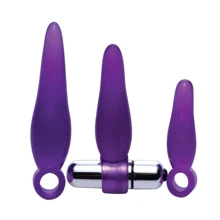 Набор анальных пробок с вибропулей Frisky Vibrating Finger Rimmer Set: Для кого Унисекс