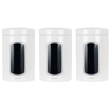 Емкость для хранения Набор емкостей с крышками Brabantia CANISTERS (1,4 л, 3 шт) (15 12 24): undefined undefined