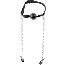 Fetish Fantasy Series Ball Gag & Nipple Clamps кляп з зажимами для сосків: Виробник Pipedream