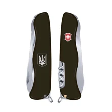 Мультитул Victorinox Nomad Ukraine 111мм/11предметов/черный нейлон /Тризуб белый (0.8353.3R7): Тип мультитул (многофункциональный инструмент)