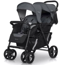 Коляска для двойни EasyGo Fusion Duo 2021 9023-EGFD20-17, Iron, серый: Тип коляски Коляска для двойни