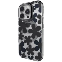 Чехол для iPhone Switcheasy Fleur M 3D Patterned Shockproof Case Black (SPH66P269BK24) for iPhone 16 Pro: Цвет черный