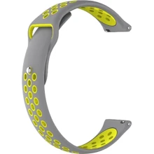 Ремешок Xiaomi Silicone Strap for Amazfit Bip, 20mm, Grey-Yellow (AMZBPSILNIKE-SY): Тип Ремешок