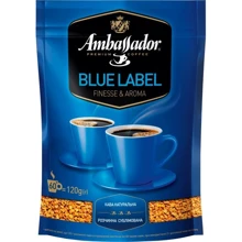 Кава Ambassador Blue Label розчинна 120 г (8719325127485): Вид напою кофе растворимый