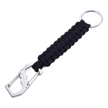 Брелок для ключів Troika Keyring із петлі з подвійним затискачем (KR20-07/BK): Стать Унисекс