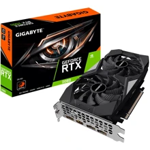 Видеокарта GIGABYTE GeForce RTX 2060 D6 6G (GV-N2060D6-6GD 2.0): Объем памяти, Гб 6