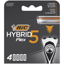 BIC 5 Flex Сменные картриджи для бритья мужские 4 шт.: Вид Сменные кассеты