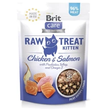 Лакомство для котят Brit Raw Treat Kitten Freeze-dried с курицей и лососем 40 г (8595602569533): Вид Снеки